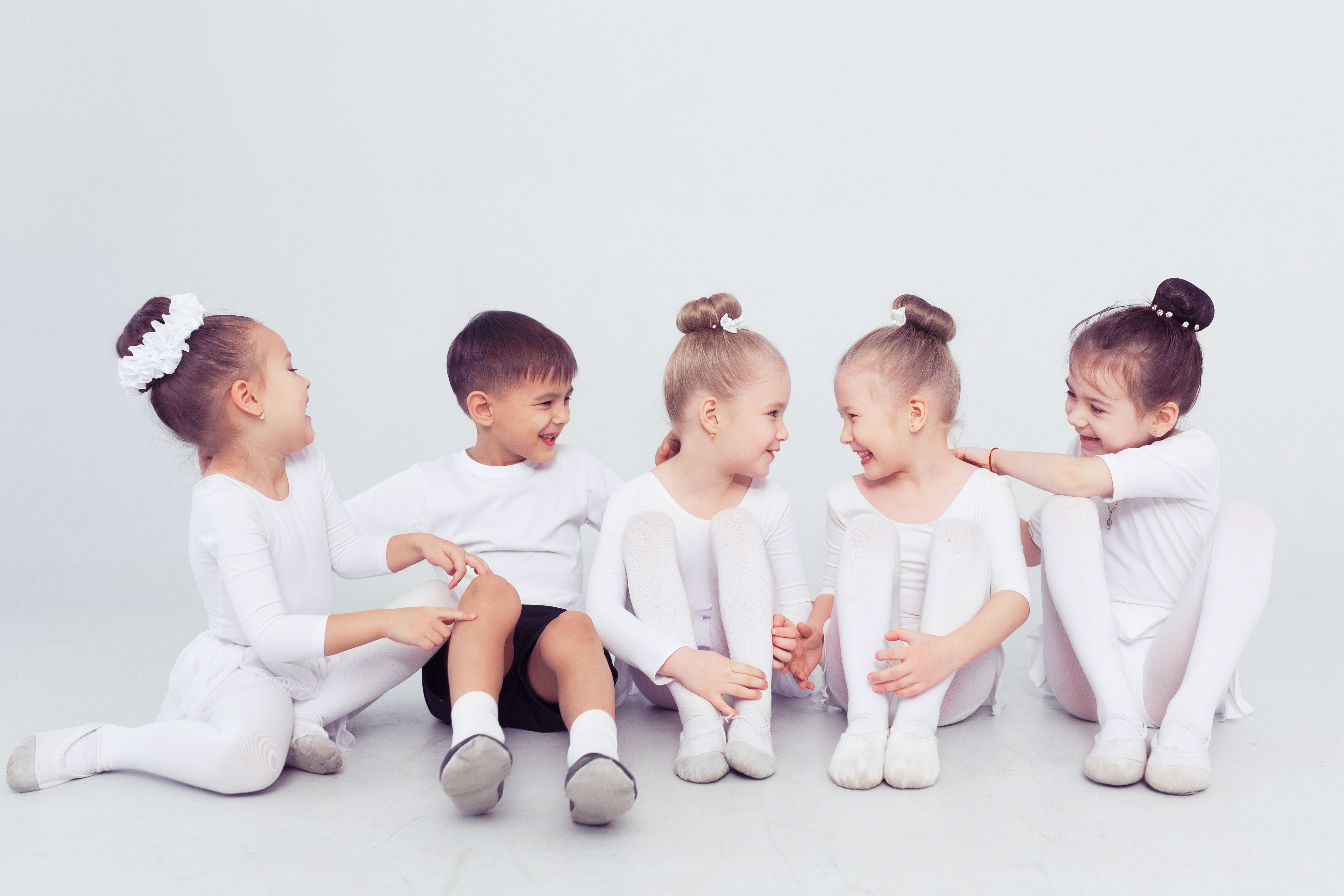 group of children in dancewear